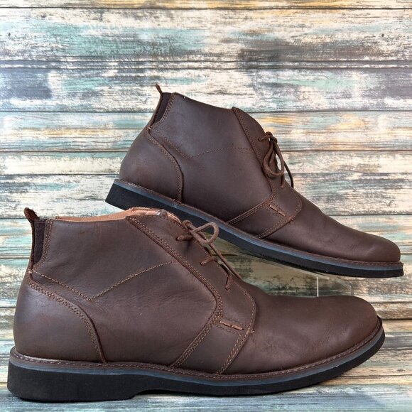 Nunn Bush Other - NUNN BUSH Barklay Chukka Boots Mens 13M Brown Leather Lace Up Comfort Ankle Shoe